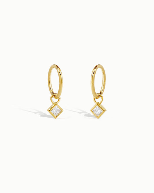 Saint Tropez Diamond Petite Hoop Earrings