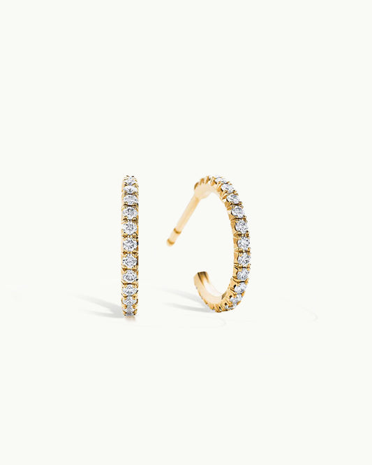 La La Land Diamond Hoop Earrings No. 1