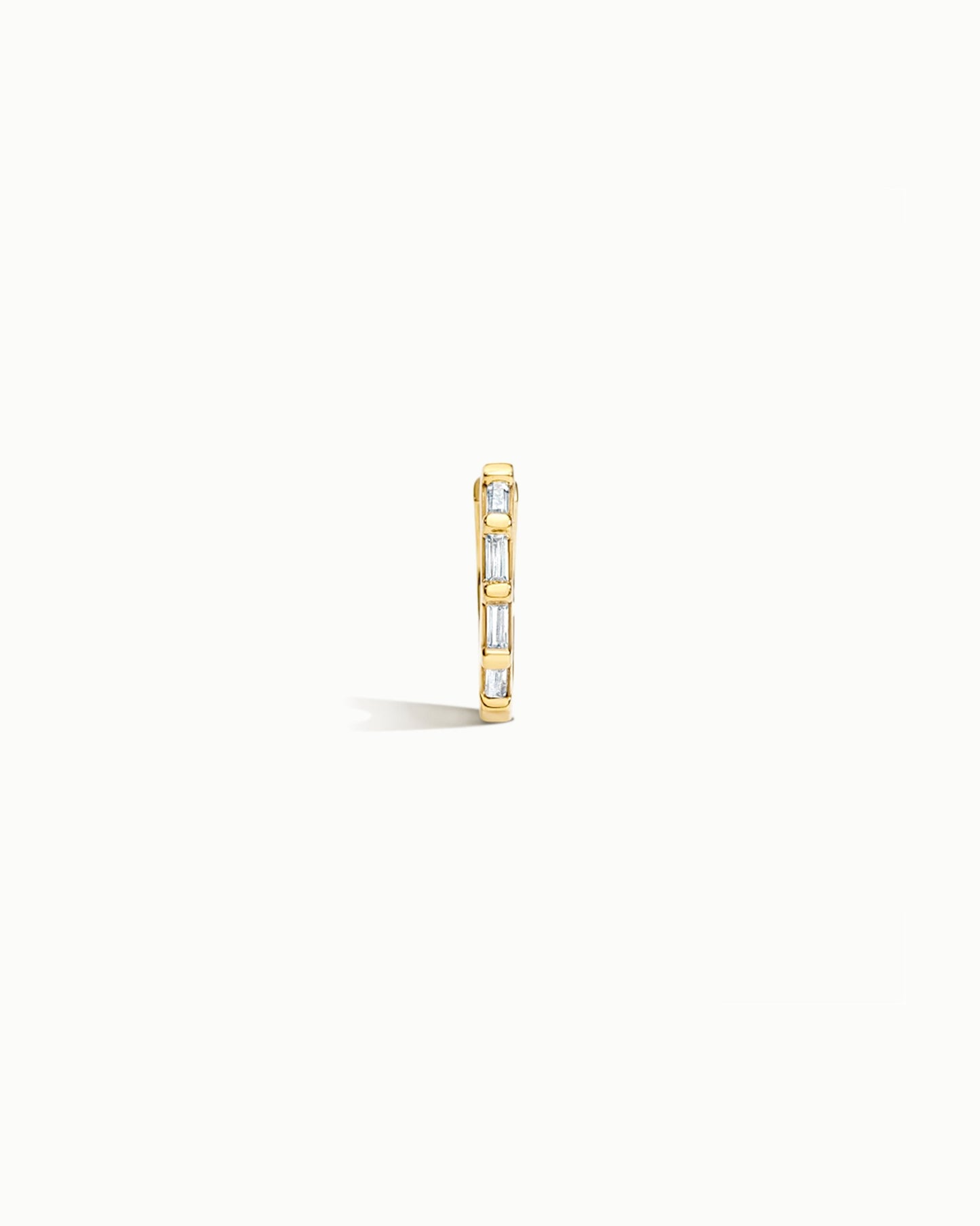 Cannes French Kiss Diamond Hoop Earrings