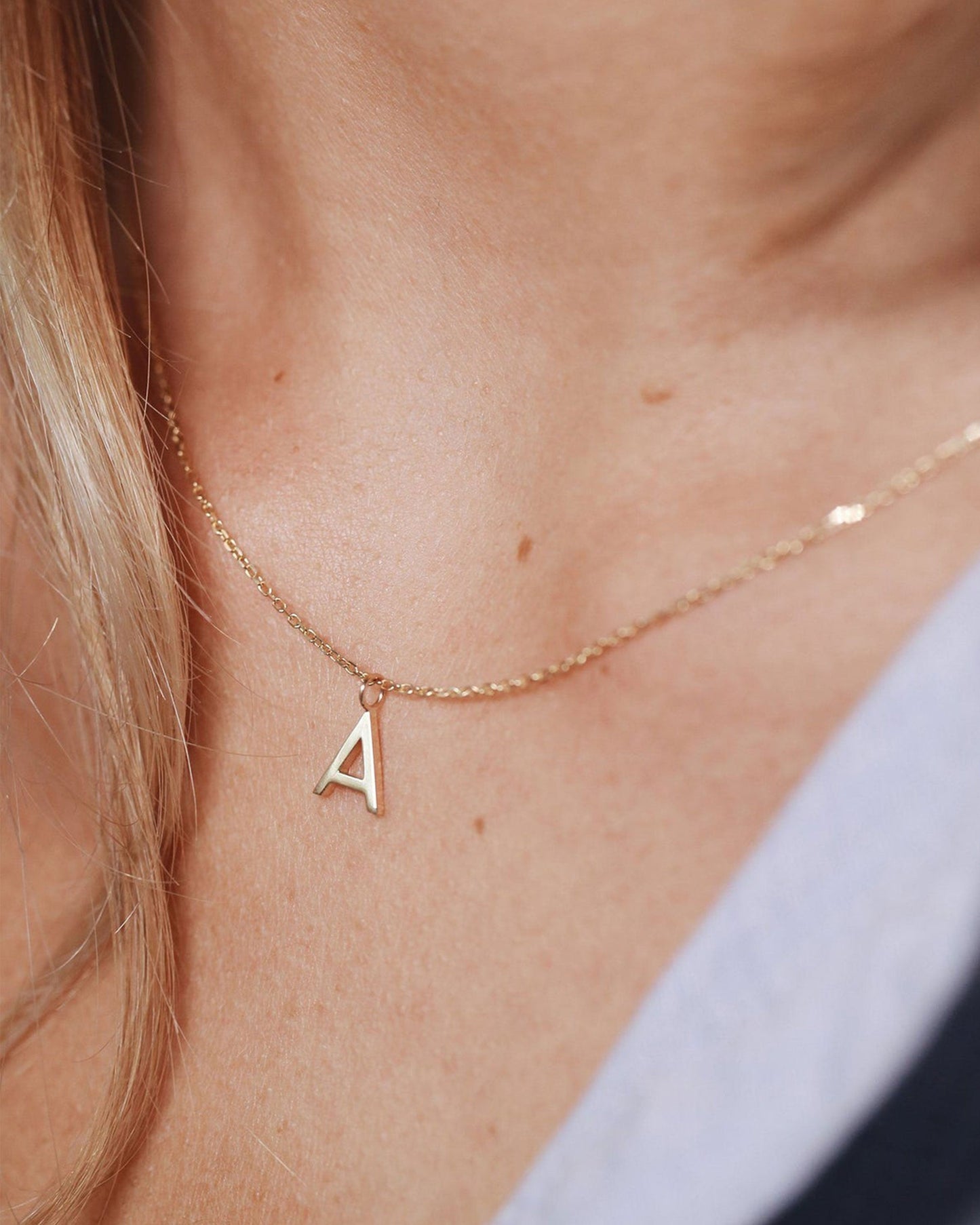 Manhattan Initial Pendant Necklace