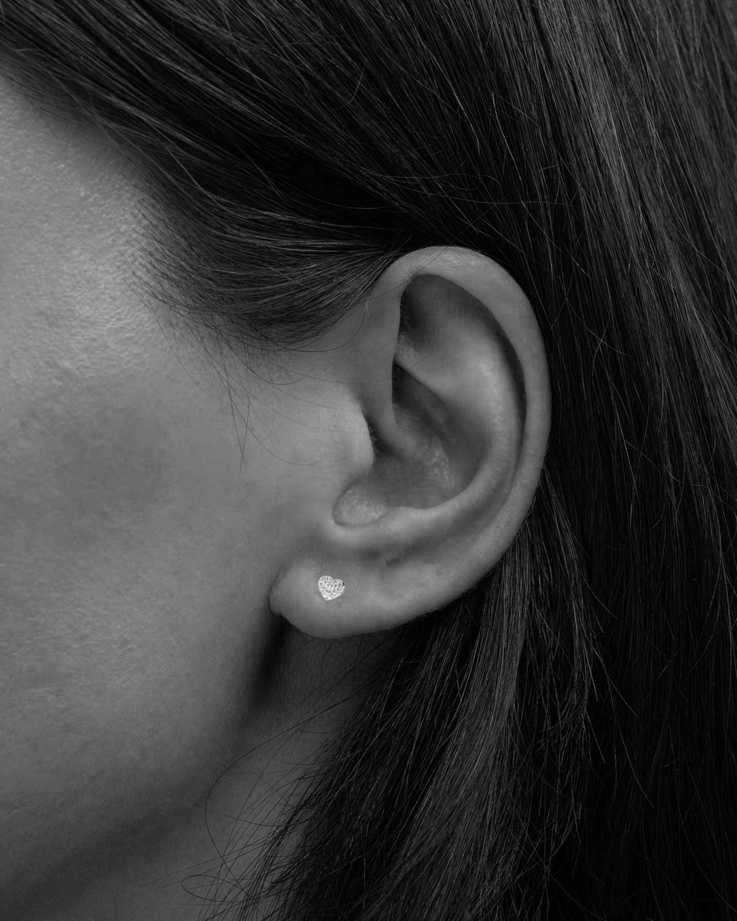 Love Letter Diamond Stud Earrings