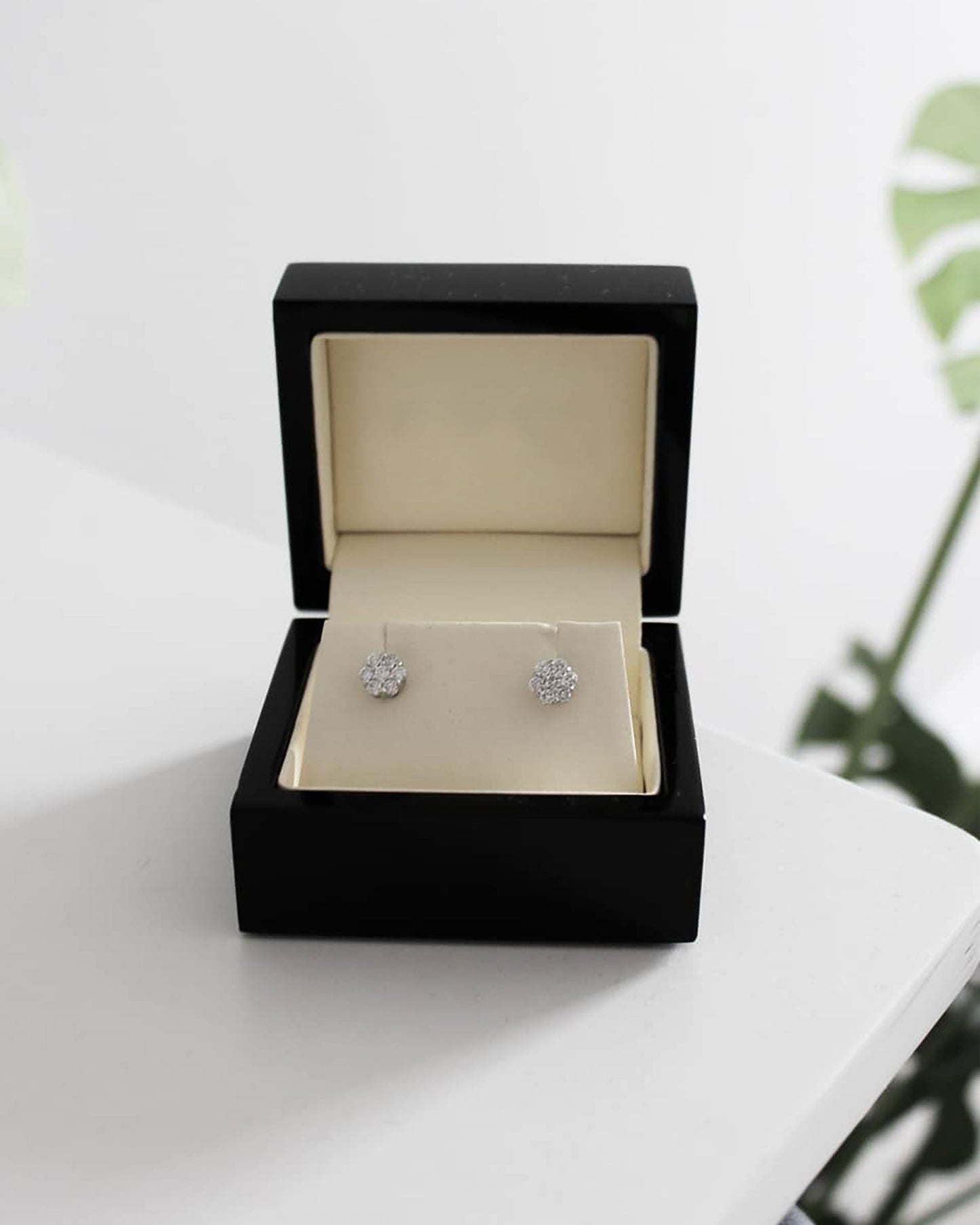 Cannes French Kiss Diamond Hoop Earrings